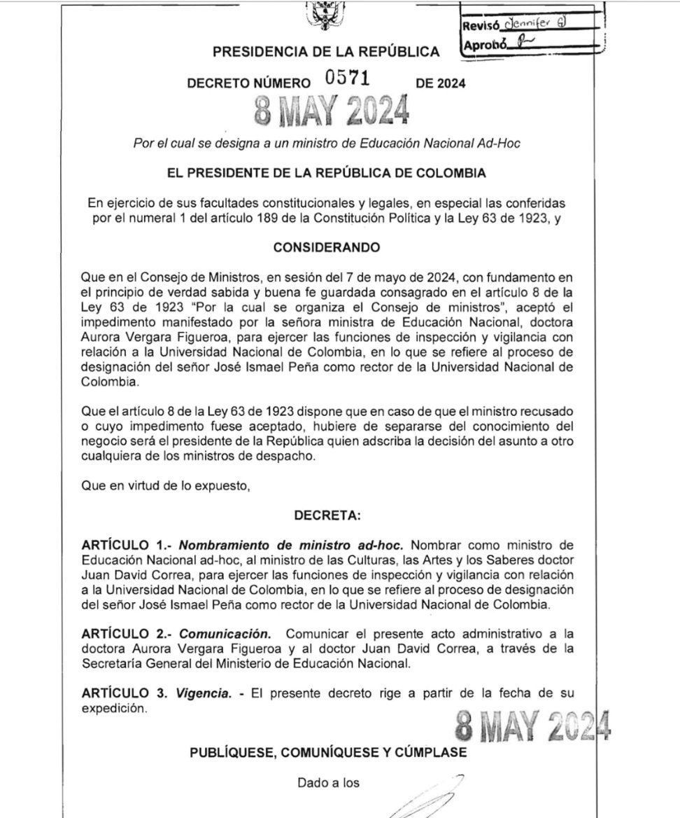 Jajaja se les dijo: La ministra no va a cargar con ese muerto y pidió que un random ahí coja el toro por los cachos.