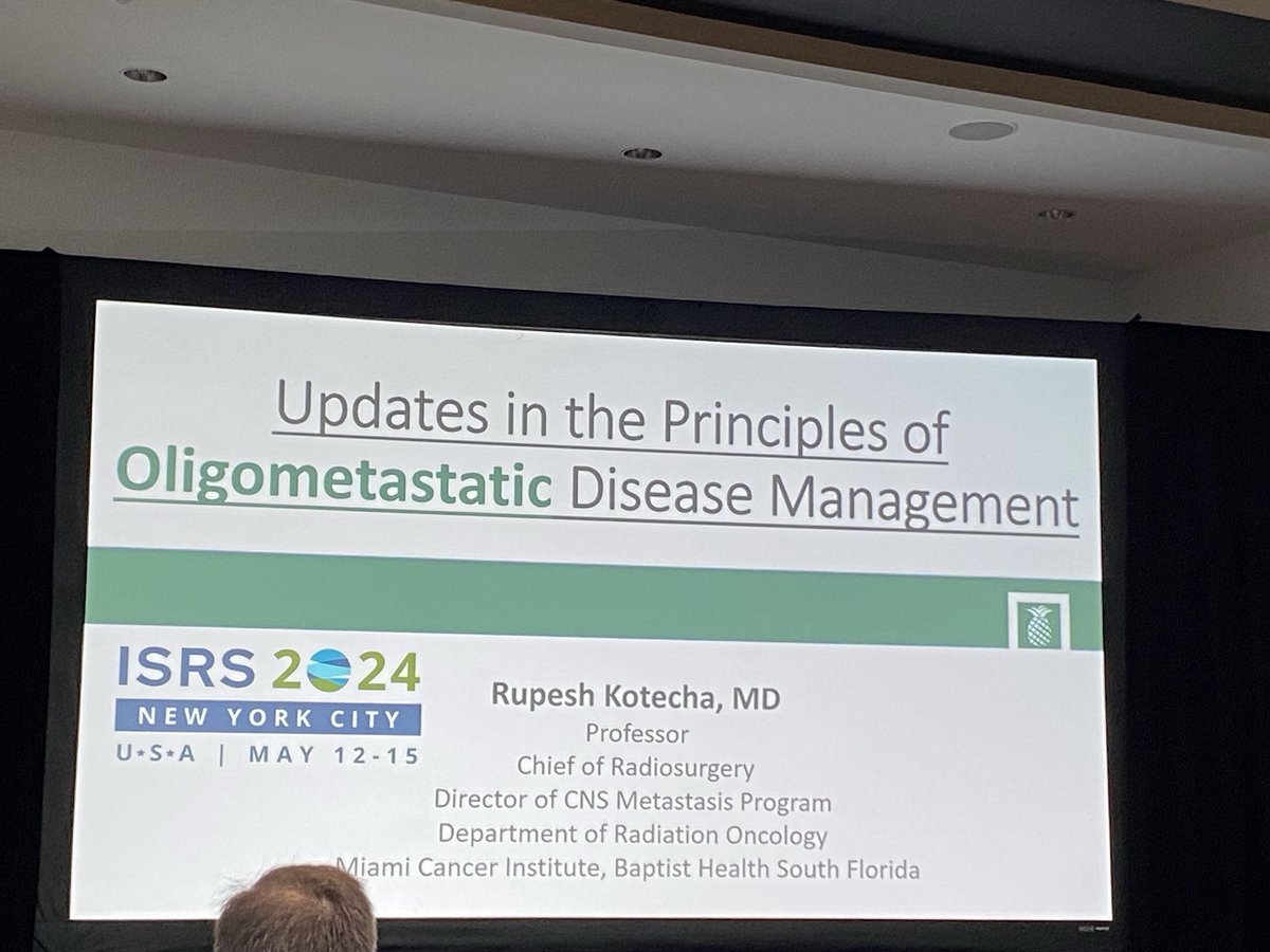 Wonderful to have our former ⁦@ClevelandClinic⁩ #radonc residents, ⁦@MdStephans⁩ ⁦@CleClinicMD⁩ and ⁦@Rrkotecha⁩ ⁦@MiamiCancerInst⁩, give plenary talks on oligometastases during #ISRSUSA2024 meeting in #NewYorkCity ⁦@ISRSy⁩ #CleClinicCancer