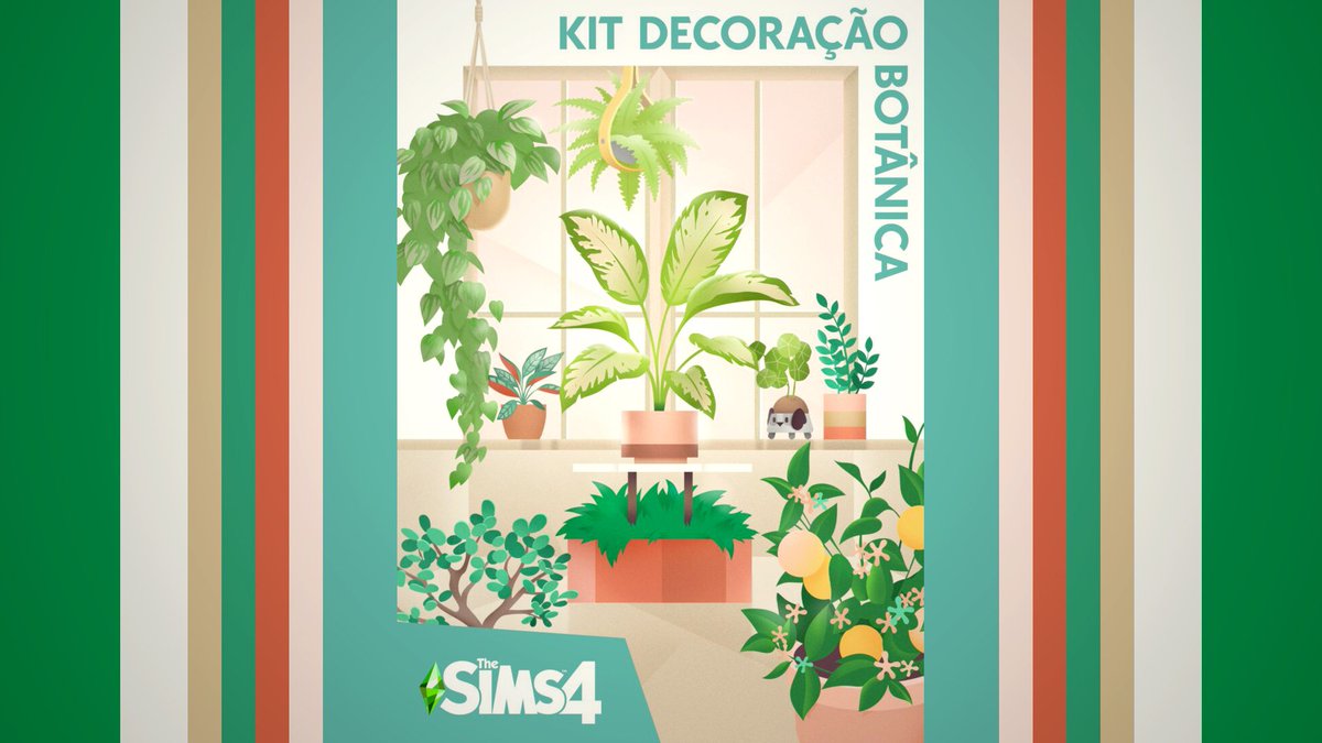 Kit Decoração Botânica agora grátis para PC & Mac: alalasims.com/2024/05/15/kit…