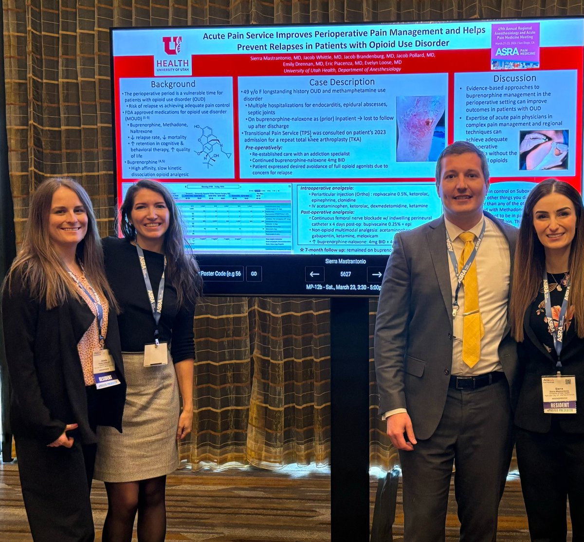 University of Utah Department of Anesthesiology (@uofuanesthesia) on Twitter photo Throwin’ it back to a couple of months ago when 3 of our residents and 2 of our pain fellows presented at the 49th Annual Regional Anesthesiology and Acute Pain Medicine Meeting in March! We are incredibly proud! 👏👏 #UofUAnesthesiology <a href="/UofUtahPain/">University of Utah Pain Medicine</a> Throwin’ it back to a couple of months ago when 3 of our residents and 2 of our pain fellows presented at the 49th Annual Regional Anesthesiology and Acute Pain Medicine Meeting in March! We are incredibly proud! 👏👏 #UofUAnesthesiology <a href="/UofUtahPain/">University of Utah Pain Medicine</a>