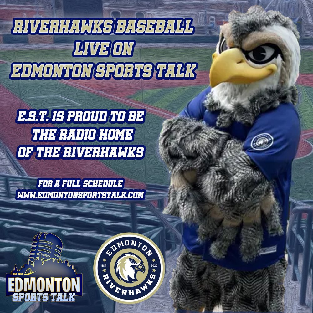 Just over two weeks away from the Edmonton Riverhawks beginning their 2024 season!!

Catch Riverhawks action on Edmonton Sports Talk all season long, at EdmontonSportsTalk.com, TuneIn, and iHeartRadio.