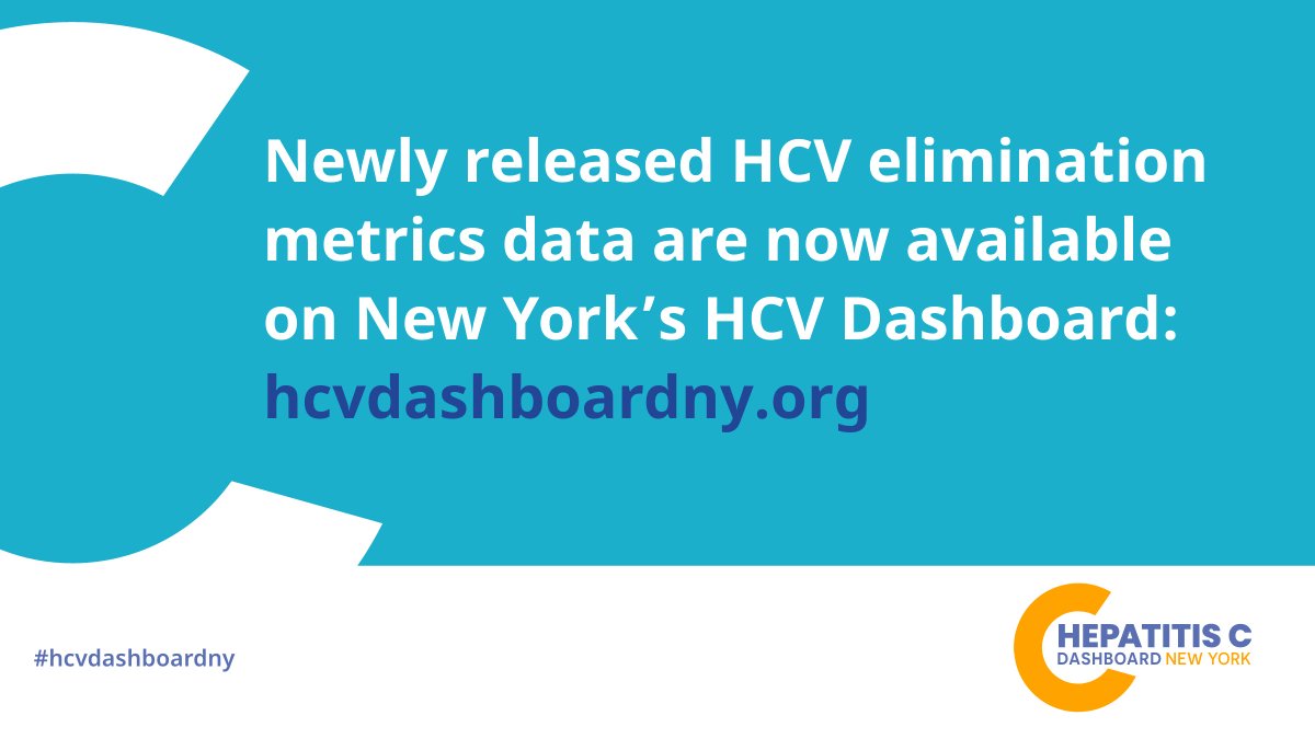 New data! Visit the HCV Dashboard to explore New York State HCV diagnoses and treatment /clearance data through 2022. 
hcvdashboardny.org/newly-released…

#hepatitisawareness #HCV #HepC #hepatitisC