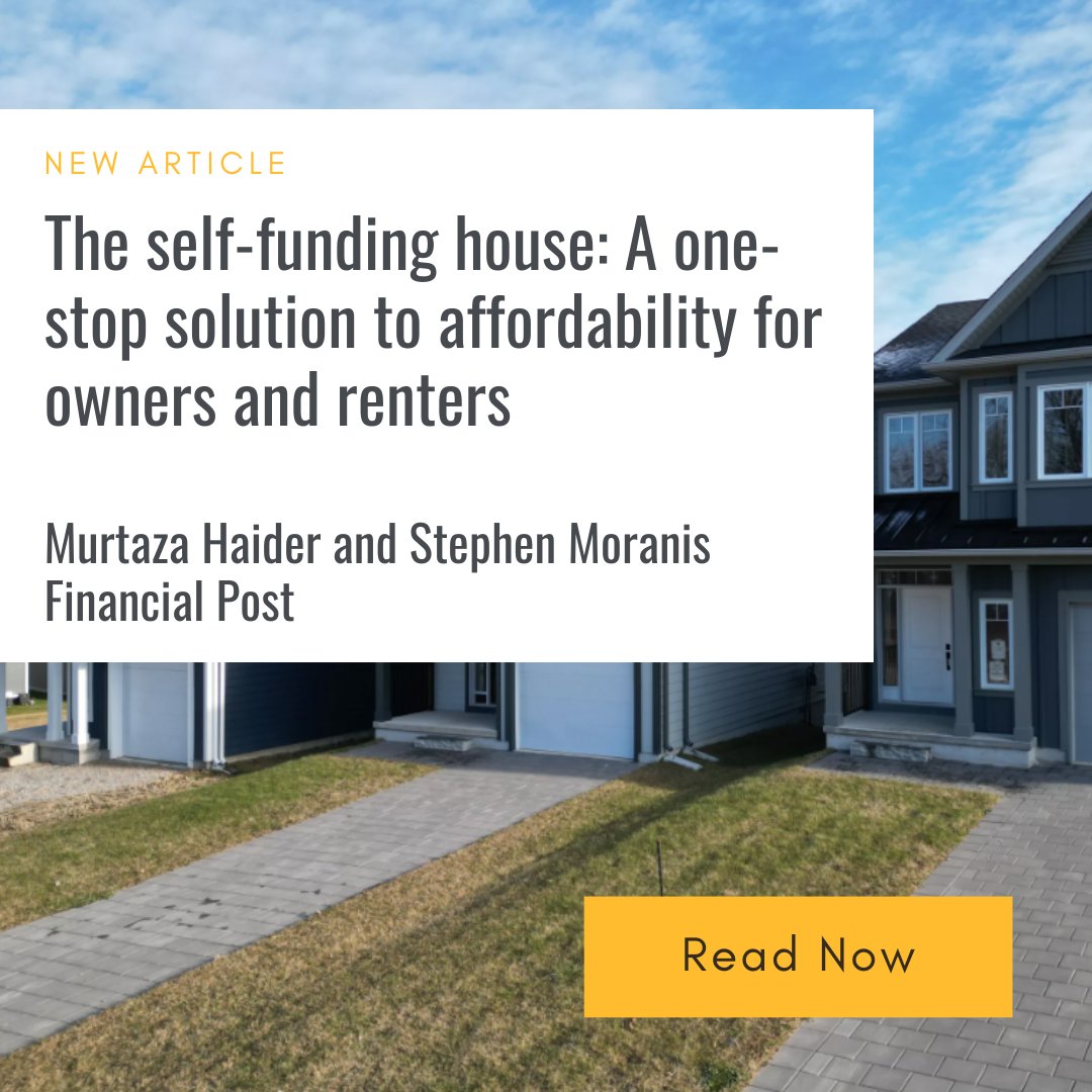 Discover the future of housing in Canada with Flex Haus!  Check out Murtaza Haider and Stephen Moranis' article on Financial Post for insights:  ow.ly/MqWq50RHeyA Find out how Flex Haus brings this concept to life: ow.ly/91Ou50RHeyC