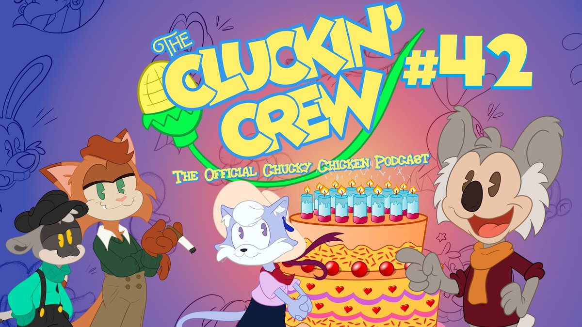 So tonight, the boys (@punchlinearts and @toonedtoons) are gonna attempt to do our planned birthday celebration THIS week!  How will it go?  See for yourselves on the podcast tonight at 4pm CST: youtube.com/live/duFDGX5KN…
#chuckychicken #indieanimation #belatedbirthday
