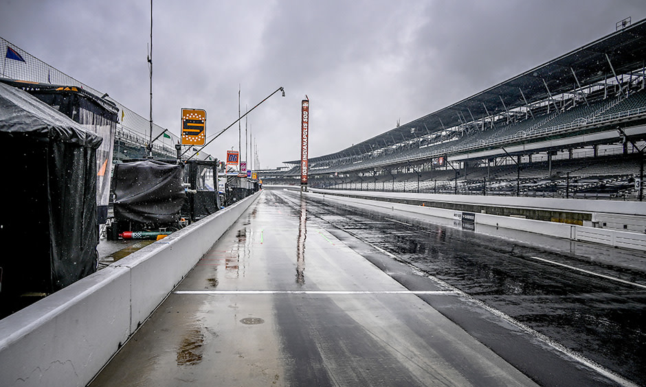 Persistent rain in Central Indiana once again prevented practice for the 108th Indianapolis 500 presented by Gainbridge, which was scheduled to start today at 10 a.m. ET.🏎 - - - #indycar #indy500 #indianapolismotorspeedway #racing #racingcar #racescene #racingdriver #racinglife