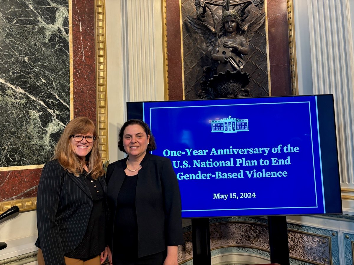 SAMHSA’s Karen Gentile & Tovah Kasdin attended the @WhiteHouse Gender Policy Council briefing to mark the 1-yr anniversary of the National Plan to End Gender-Based Violence & highlight the administration’s accomplishments at this 1-yr milestone whitehouse.gov/wp-content/upl…
