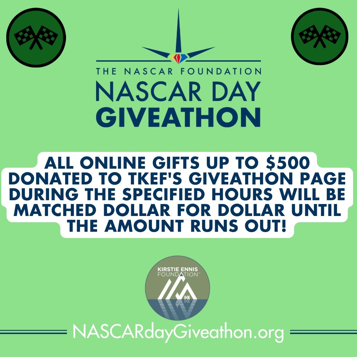TweetTKEF's tweet image. Every dollar donated makes a bigger impact right now! 

Help TKEF bring healing and adventure to #veterans and the #adaptivecommunity with all proceeds going directly to our 2024 clinics

fanthem.io/give/nascar/gi…