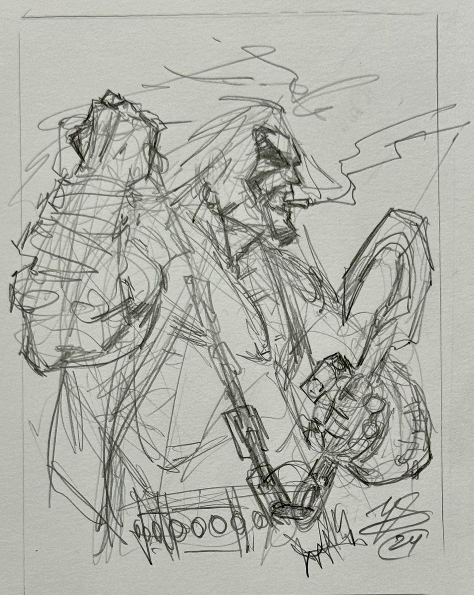 #lobo rough idea in about 5x3.5”space
@DCOfficial #dccomics #villain #antihero #sketch #roughsketch #prelim