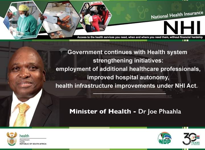 #RoadToNHI The Department is busy preparing Regulations as mandated by the provisions in Section 55. The Minister will publish these regulations for public comment, encouraging transparency and inclusivity in shaping the governance of the NHI Fund and its enabling structures.