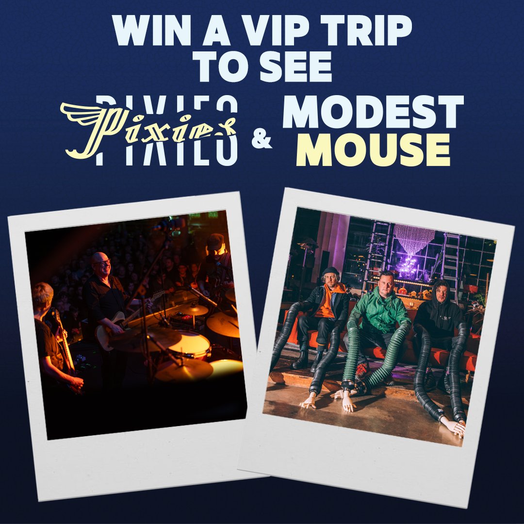 🚀🏙️ Wanna catch us live with @ModestMouseband in NYC? Enter to win a trip for you and a friend at PixiesandMMWin.com Don't miss out and the chance to support @HeadCountOrg Use PROMO CODE: PIXIES300 for 300 BONUS ENTRIES. 📸 @Manc_wanderer