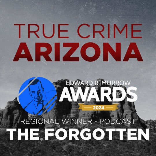 So proud of this…we won an Edward R. Murrow award for the True Crime Arizona podcast! 

Our series ‘The Forgotten’ made an impact in the MMIW crisis. Thank you to our Native community for trusting us to tell your stories 🙏🏼 @RTDNA