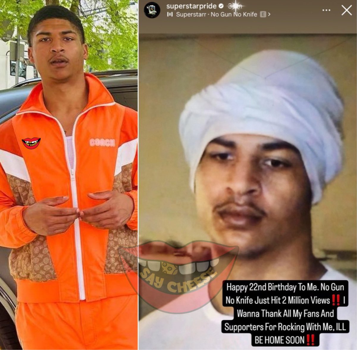 Rapper Superstar Pride, who was arrested and charged with first-degree murder of his barber, says he will be home soon!