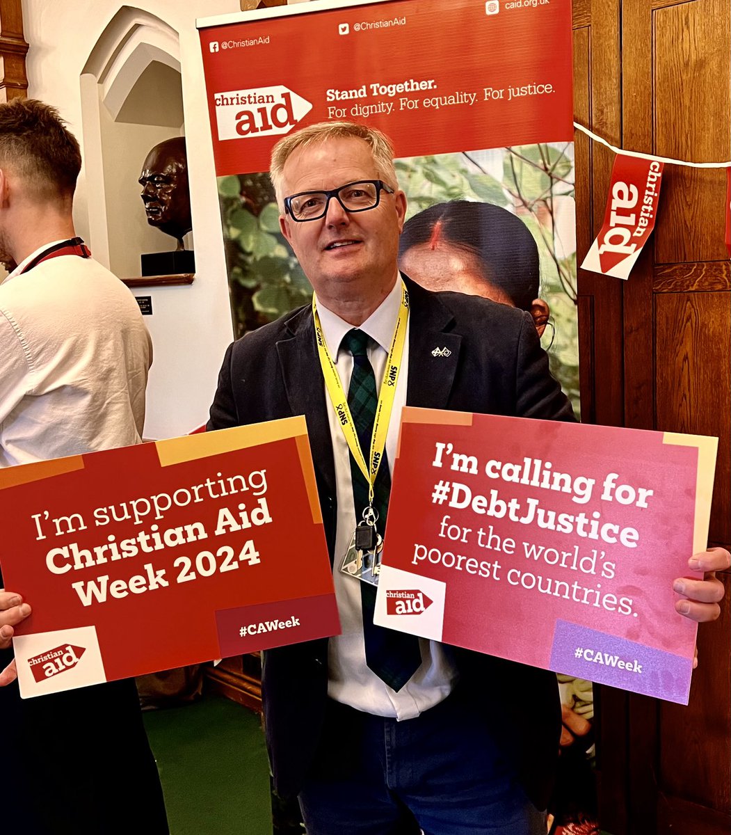 Delighted once again to have the opportunity to give my full support to the wonderful folk at ⁦@christian_aid⁩ and their 2024 campaign calling for #DebtJustice for the world’s poorest countries. #caweek