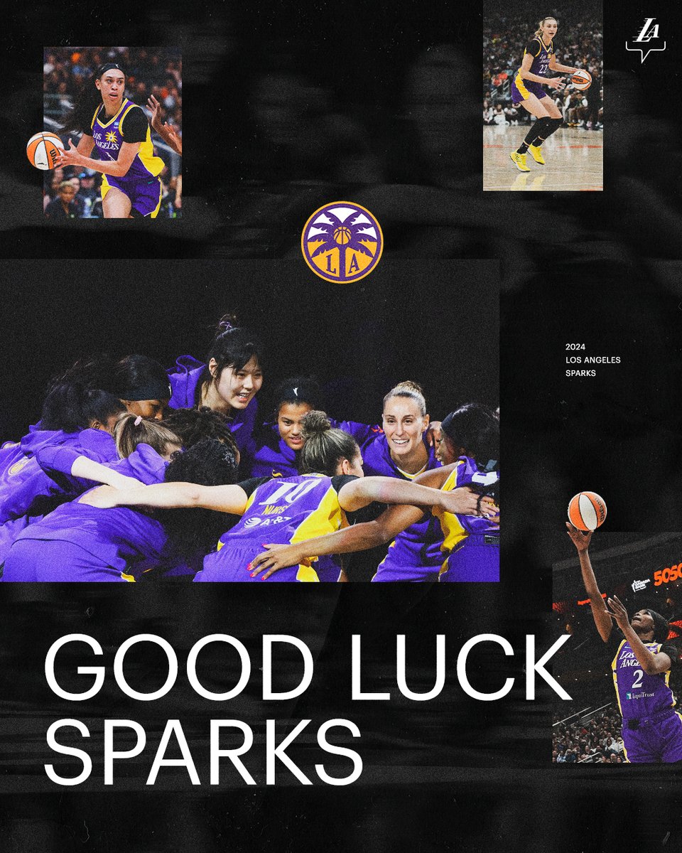Good luck in your home opener, @LASparks 💜