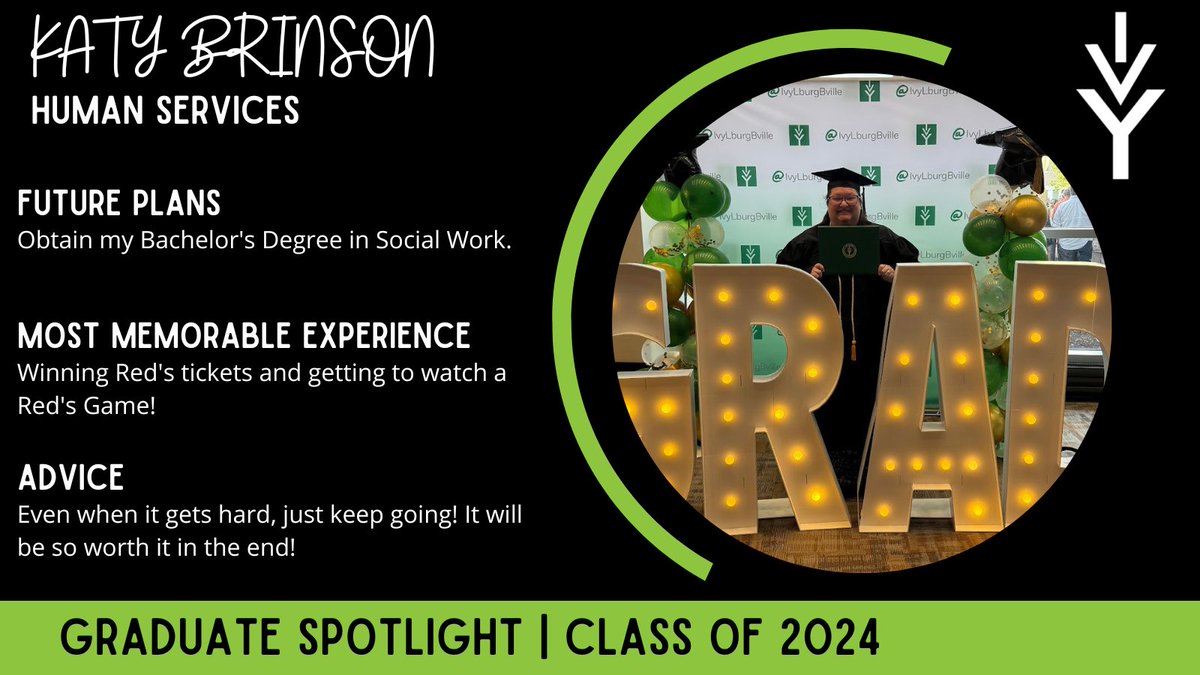 IvyLburgBville's tweet image. #IvyTechGrad #Graduation24 #GradSpotlight #IvyGrad