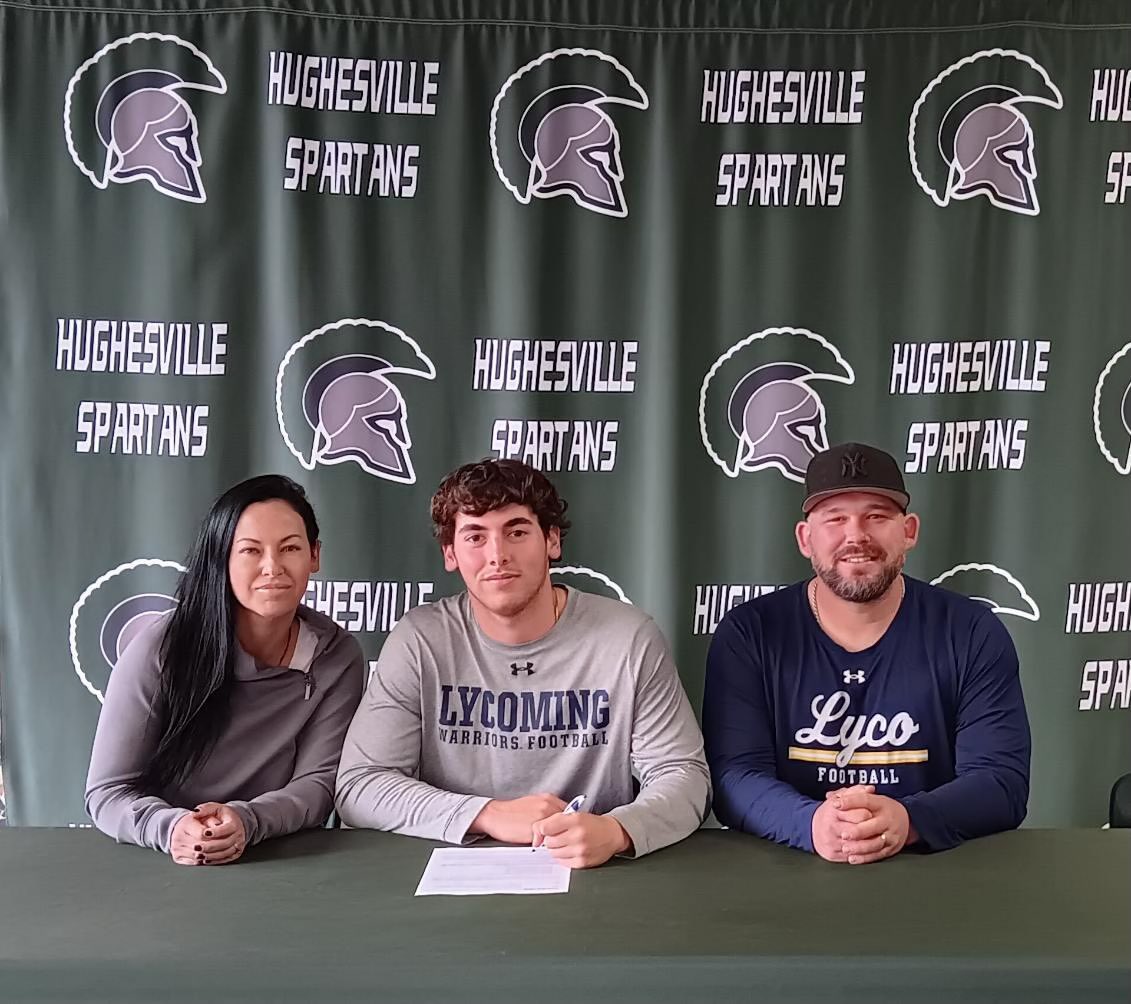 Hughesville Football (@hs21football) on Twitter photo Last Friday, <a href="/AngeloFerrign11/">Angelo Ferrigno</a> signed with <a href="/WarriorsFBall/">Lycoming Football</a> to continue his education and football career. We are so proud of you, Hulk! Your work ethic and character are unmatched. We will miss you next season but we are excited to see you in blue and gold! #SpartanMentality Last Friday, <a href="/AngeloFerrign11/">Angelo Ferrigno</a> signed with <a href="/WarriorsFBall/">Lycoming Football</a> to continue his education and football career. We are so proud of you, Hulk! Your work ethic and character are unmatched. We will miss you next season but we are excited to see you in blue and gold! #SpartanMentality