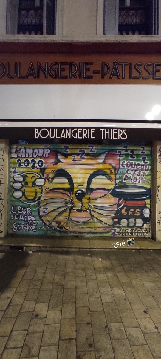 Bonne soirée.. #StreetArt #graffiti by Choofy.(Marseille)