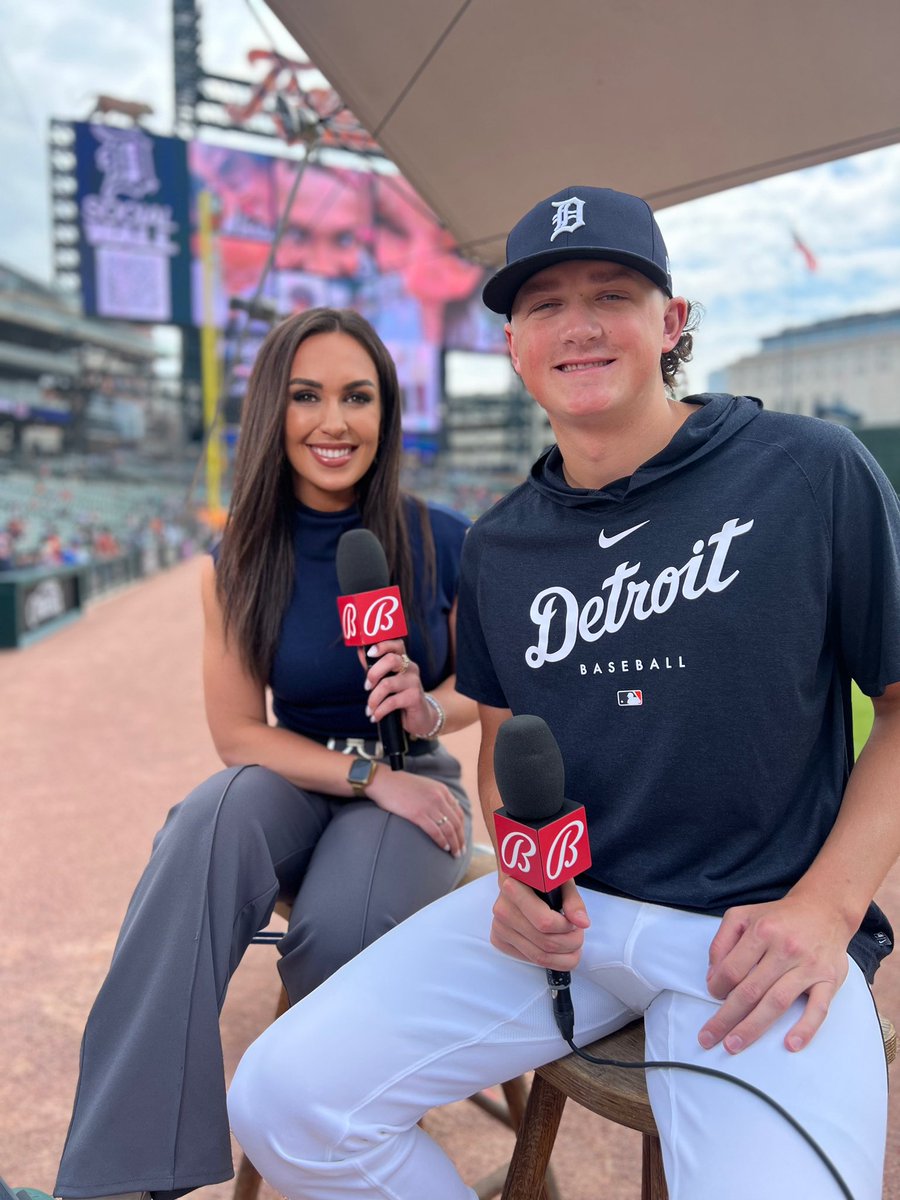 8 shutout innings and 6 K’s last night for Reese Olson. Longest start of his career! He joined us on Tigers Live to talk about the stellar performance ⚾️🌟