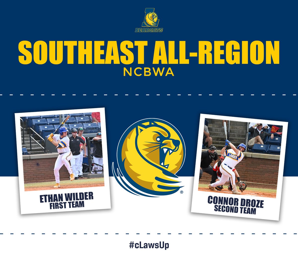 Two more 🏆 for these two! Congratulations guys! #cLawsUp