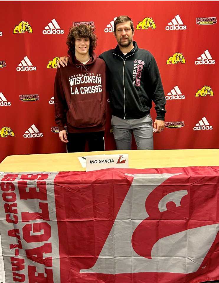 Coach Farwell (@coachfarwell) on Twitter photo Congrats to <a href="/inogar42/">Inocencio Garcia</a> and his commitment to the University of Wisconsin- La Crosse and <a href="/UWL_Wrestling/">UWL Wrestling</a>! Proud of how he has represented <a href="/BataviaHS/">Batavia HS</a> and <a href="/BataviaWrestler/">Batavia Wrestling</a>. I can't wait to see what he does next! Congrats to <a href="/inogar42/">Inocencio Garcia</a> and his commitment to the University of Wisconsin- La Crosse and <a href="/UWL_Wrestling/">UWL Wrestling</a>! Proud of how he has represented <a href="/BataviaHS/">Batavia HS</a> and <a href="/BataviaWrestler/">Batavia Wrestling</a>. I can't wait to see what he does next!