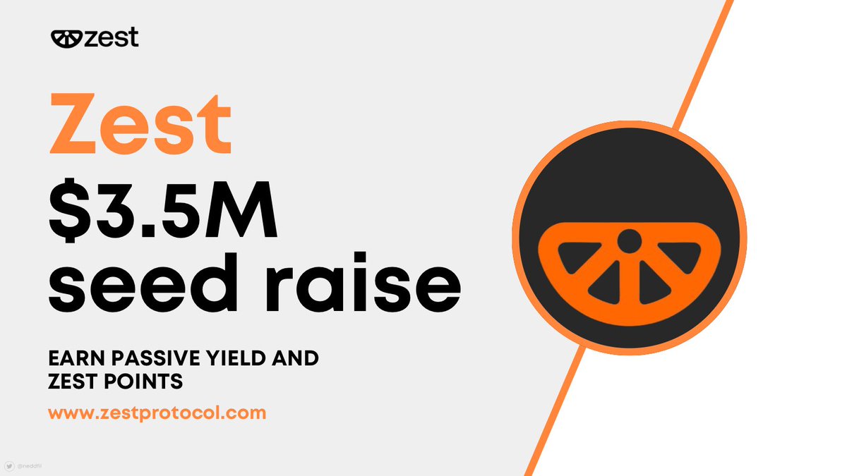 It’s nice to see the @Stacks DeFi not standing still A good example of a great app on Stacks is @ZestProtocol🍊 Zest recently raised $3.5M from top investors to redefine Bitcoin Lending So this is another reminder to join Zest and take advantage👇