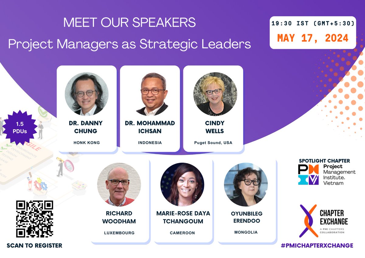 PMIIndonesia's tweet image. Join Our PMI Chapter Xchange Event: Project Managers as Strategic Leaders

Open to all, regardless of experience. Join us for this enriching event!

📅 Register Now: pmi-indonesia.org/calendar?event…

#PMIChapterXchange #PMIcXpS5E4
