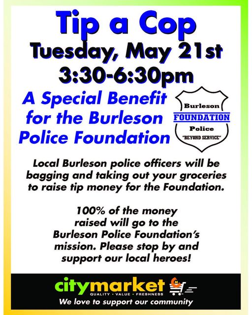 “Tip a Cop” helps to foster positive relationships with the community; promoting trust, communication, and cooperation. It is a fun and effective way for BPD to raise awareness about important issues, not to mention show off our sick grocery bagging skills! Hope to see you there.