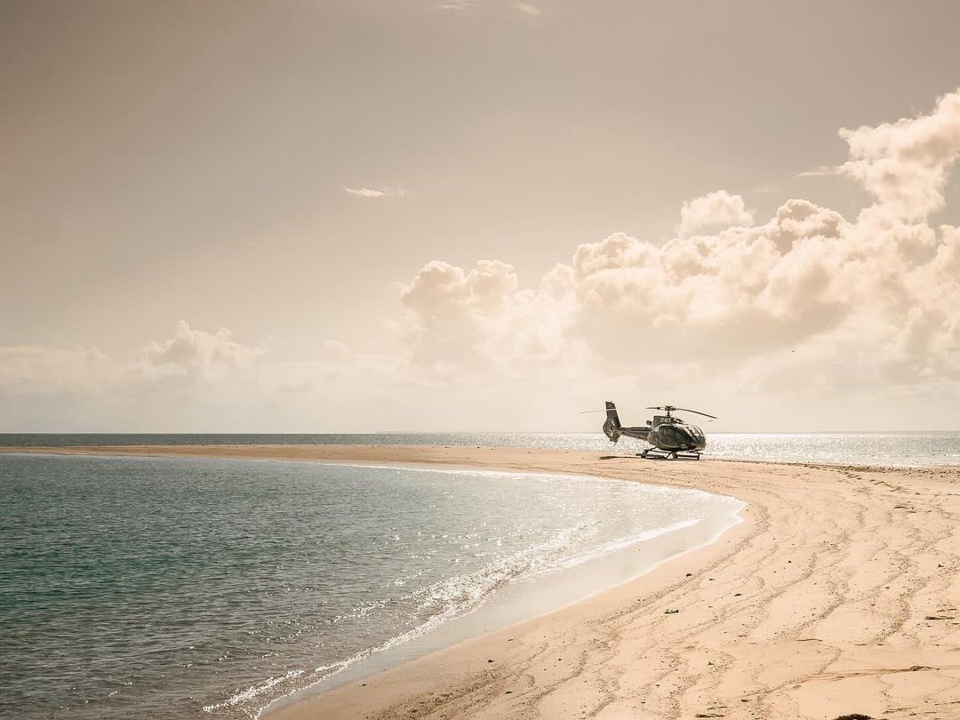 ‘There ought to be something very special about the boundary conditions of the universe, and what can be more special than that there is no boundary?’ - John D Barrow & Frank J Tipler @thandaisland #everythingextraordinary #dmafrica #Eurocopter #helicopter #thandaisland