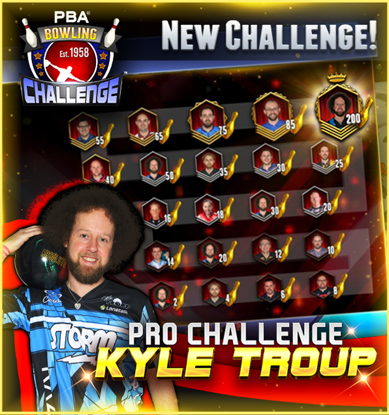 ConcreteGames's tweet photo. Strike it big in the NEW Kyle Troup Pro Challenge in PBA Bowling Challenge! Catch the excitement as Kyle Troup gears up for the final four of the real-life PBA Playoffs!

Join the action and see if you can out-bowl the pro himself.

Bowl now! https://t.co/S7IFOf6yOc https://t.co/i4WvxsnoLD
