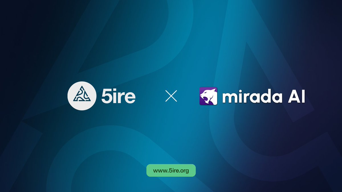 5ire integrated with @miradaai.🥳 @miradaai have successfully trained their #languagemodels using data from #5ire.🛠️ You can ask their #AI all about 5ire, available through their web platform, @trycarbonio integration, and Telegram bot! Try it here 👉mirada.ai