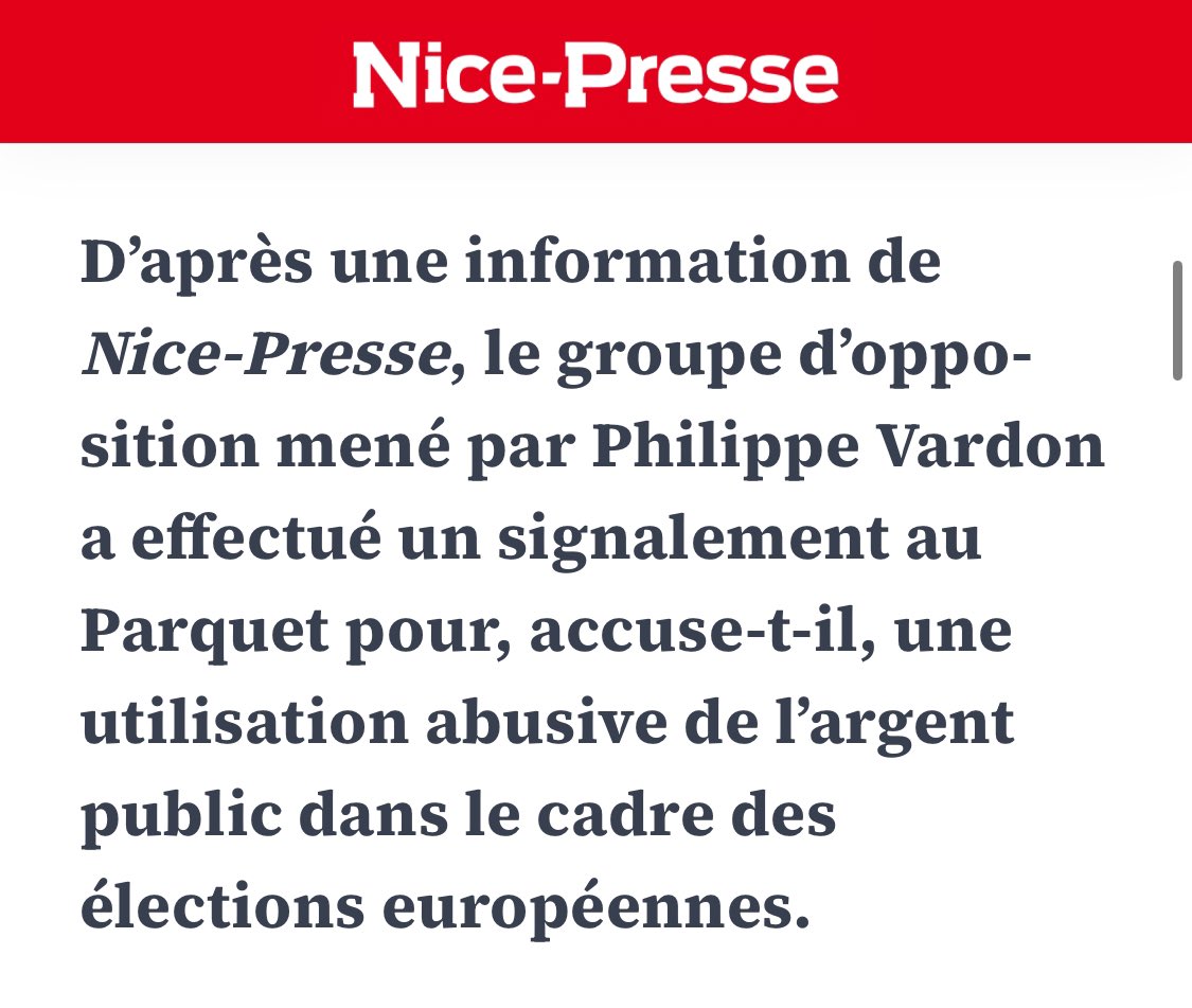 Tout le week-end, une adjointe de @cestrosi est apparue comme la grande animatrice d’un événement « #Nice06 Europe days » ayant rassemblé 18 000 personnes, et financé par la Ville de Nice.

🚨Le problème ? Elle est candidate sur la liste macroniste ! 

👉nicepresse.com/lorganisation-…