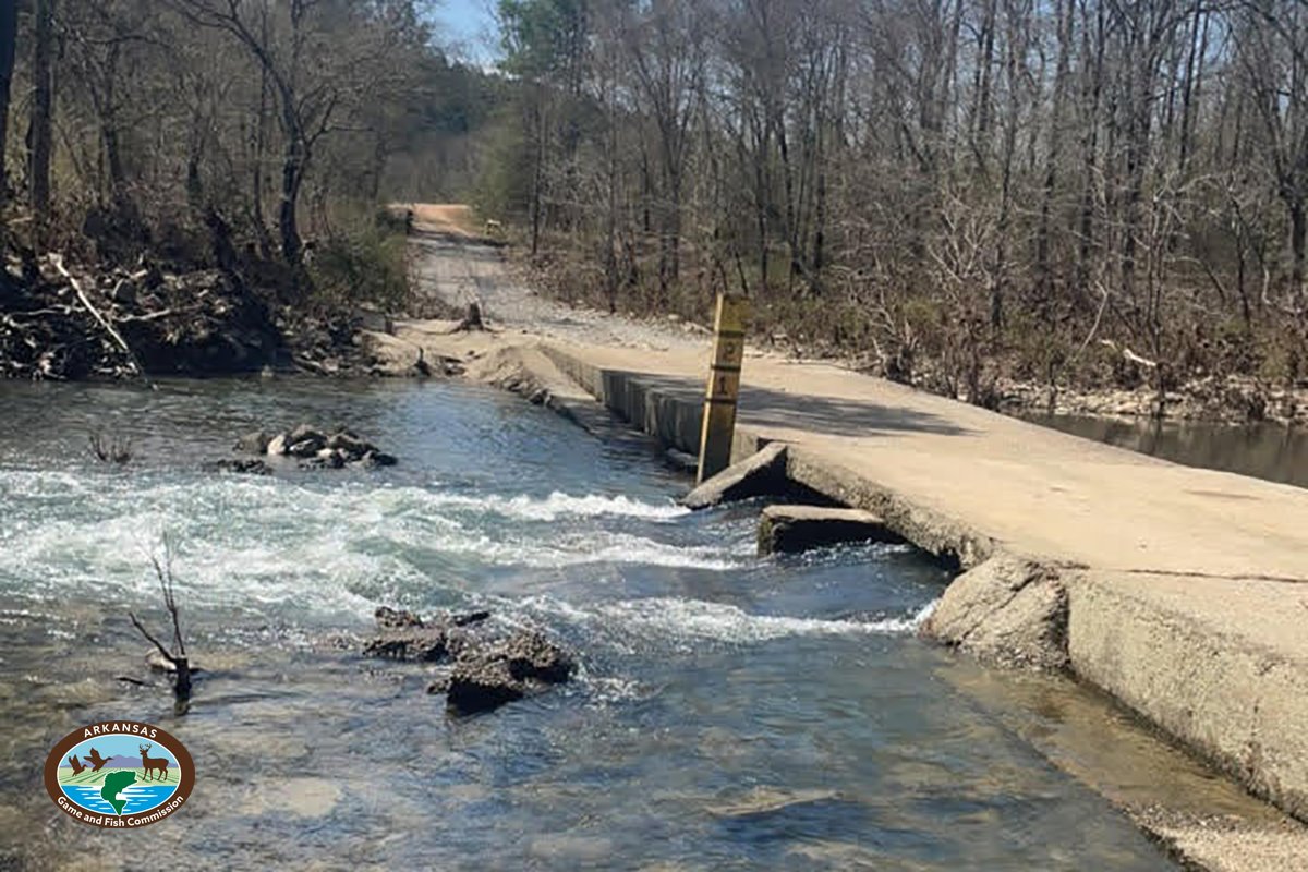 AGFC to break down barriers with federal grant DE QUEEN — Thanks to a Bipartisan Infrastructure Law investment of $2 million from the U.S. Fish and Wildlife Service, the Arkansas Game and Fish Commission will be able to tear down five stream barriers on ...bit.ly/3wBxSg1