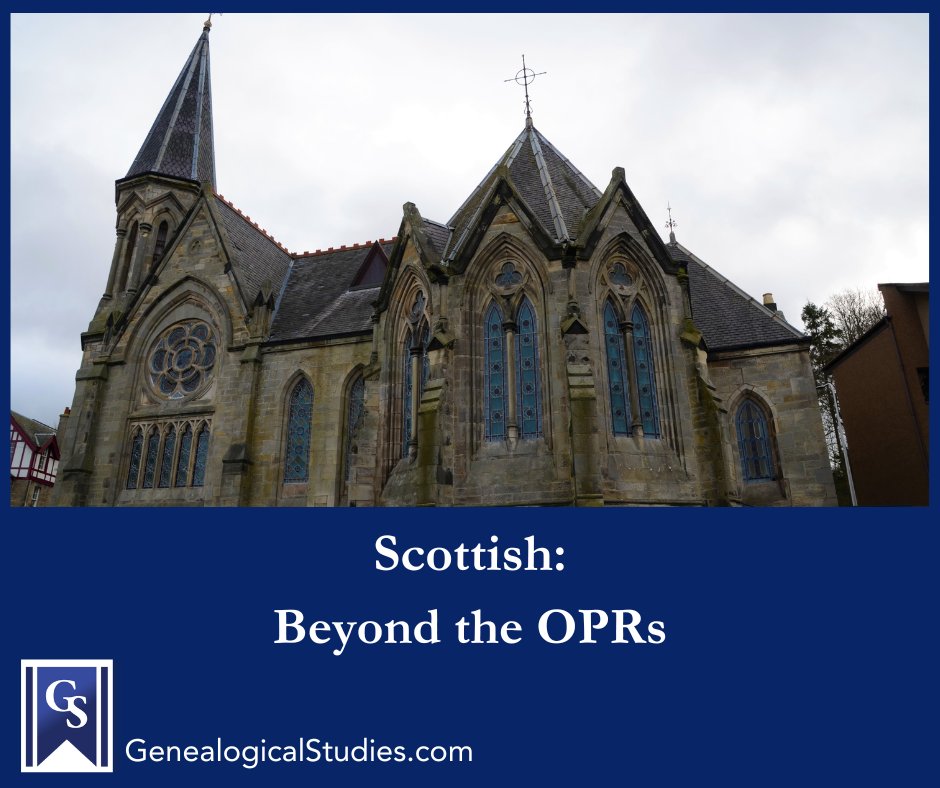 GeneaStudies's tweet image. #ScottishGenealogy
Course Update!
Scottish: Beyond the OPRs
Details on our Blog:
genealogystore.com/blogs/news
Register Today
Research With Confidence
Study at Your Own Pace
#ScottishResearch #ChurchOfScotland