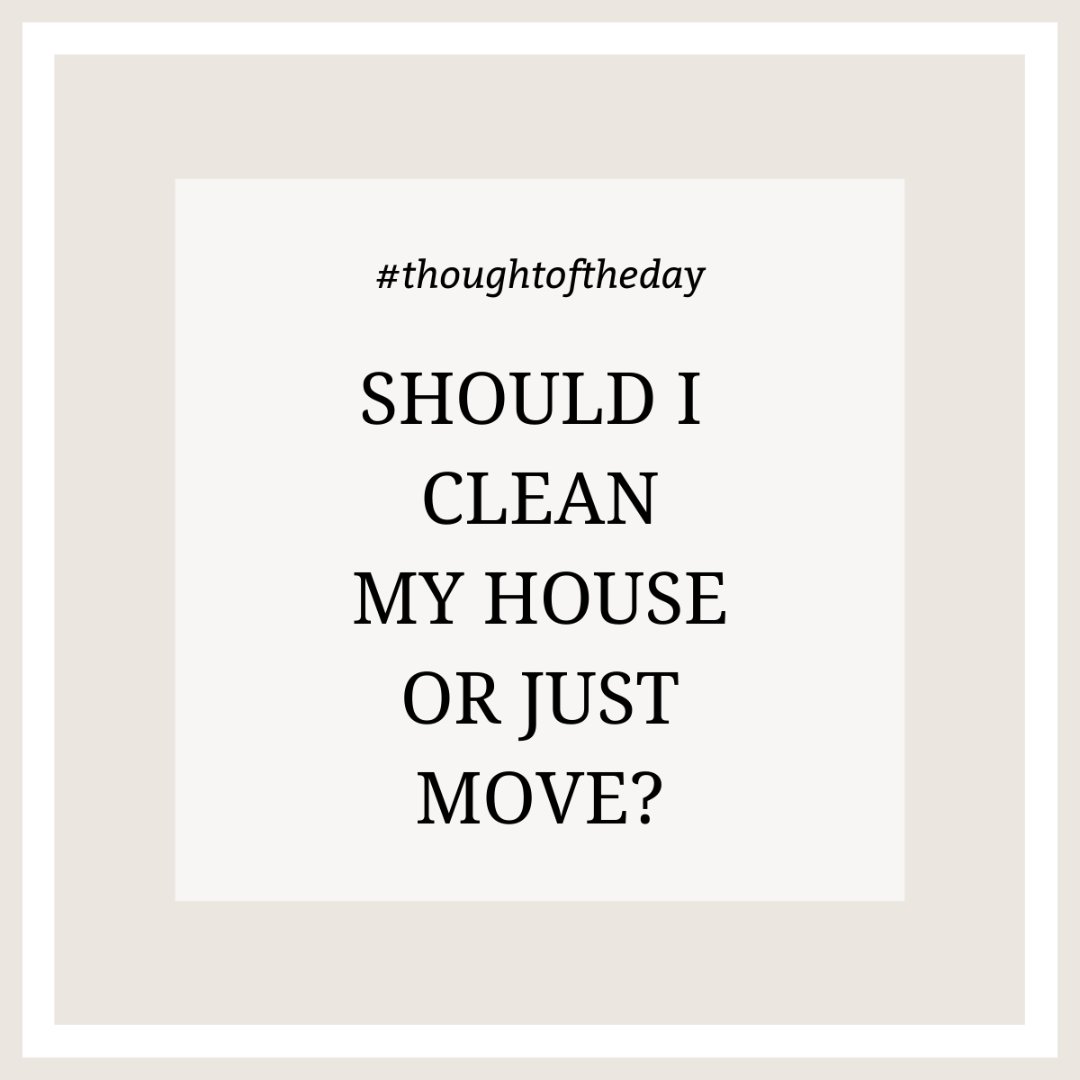 FittDeb's tweet photo. Ever have one of those days when you feel like stuffing everything into a box and shouting, "Next stop, new home!?"

#householdchores #cleaning #movehome #thoughtoftheday #cantclean #homeowner https://t.co/2brSEVkXeq