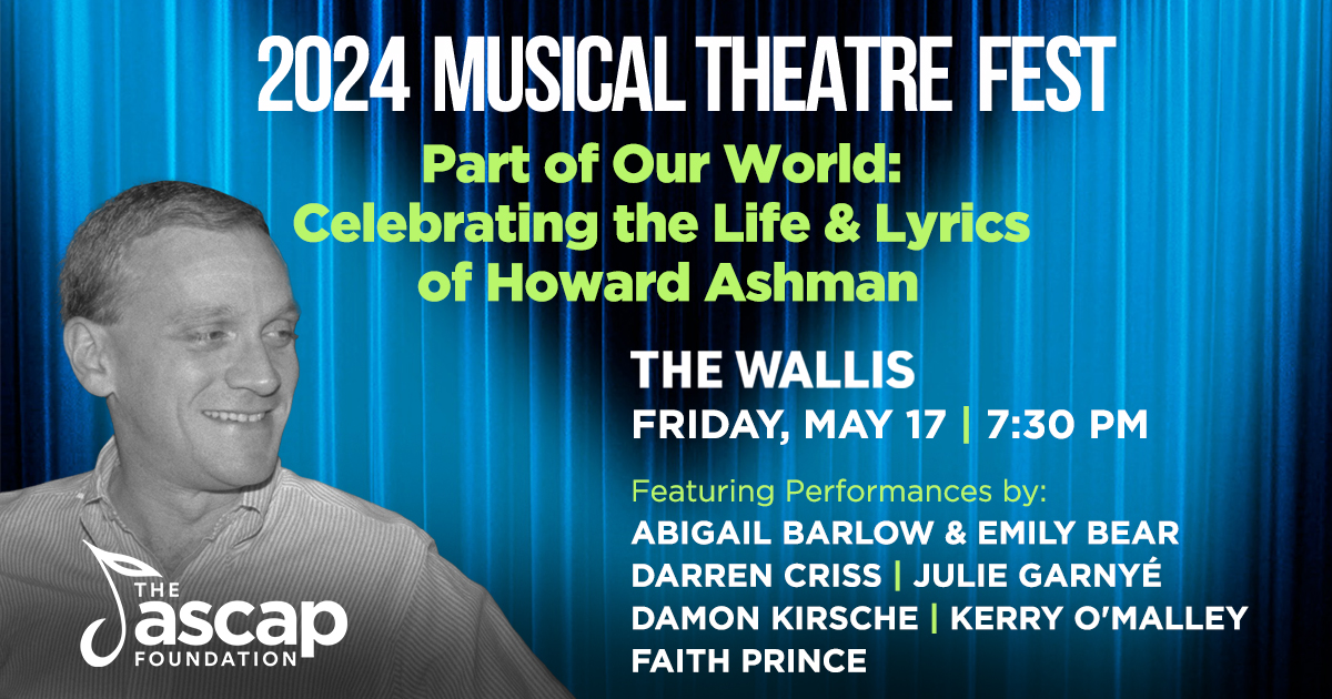 Celebrate the iconic Howard Ashman, the lyricist who defined Disney animated movie musicals (The Little Mermaid, Beauty and the Beast) for an entire generation with this night of show-stopping performances and musical theatre magic! 🎤 RSVP for FREE here: bit.ly/3QaMv0u.