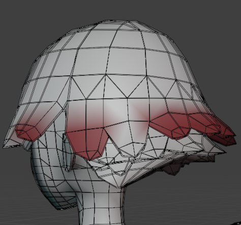 flairetic's tweet photo. Back of Hair topology #blender #b3d #3dmodeling https://t.co/TuSzI7DQ5k