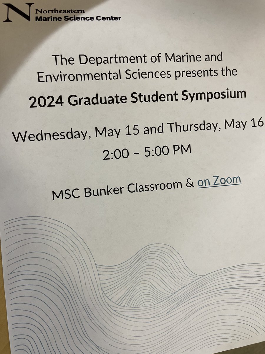 NU Marine & Enviro Sci tweet media