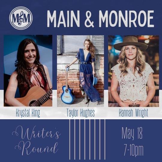 Saturday night! We’ve got a special show planned for you. Come see us at Main & Monroe💙 #countrymusic #singersongwriter #Announcement