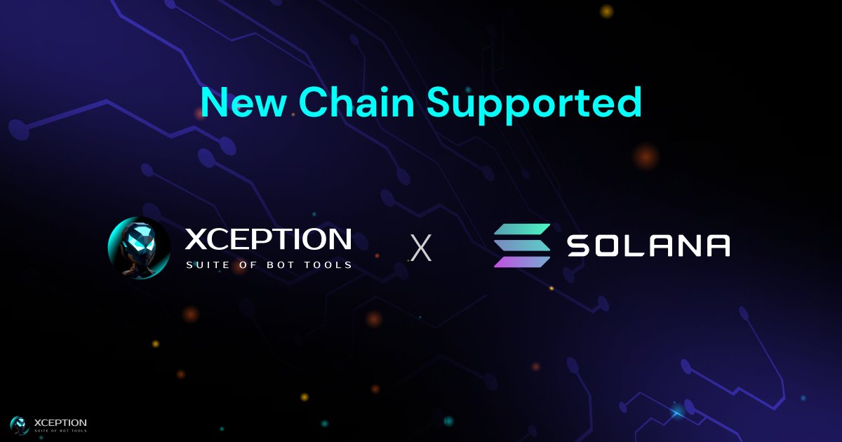 We have just gone Live on @solana Chain! Create or Import your wallet now to have a chance to win $100 in $XCEPT tokens. Make your trade first trade of $50 or more and be in with a chance to win 1 of 10 $100 $XCEPT tokens! Giveaway ends 20/05/24 at 7 PM CET. $100 in $XCEPT