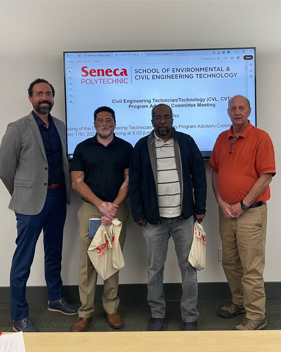 senecasecet's tweet image. Big thanks to our long time CVL/CVT PAC members for their years of dedication, commitment and service! 🙏🏻 

Thomas, Dwayne, Ravinder, Joseph (missing in this picture), and David, we’ll miss you! 

#senecapolytechnic #senecaproud #challengeaccepted #programadvisorycommittee