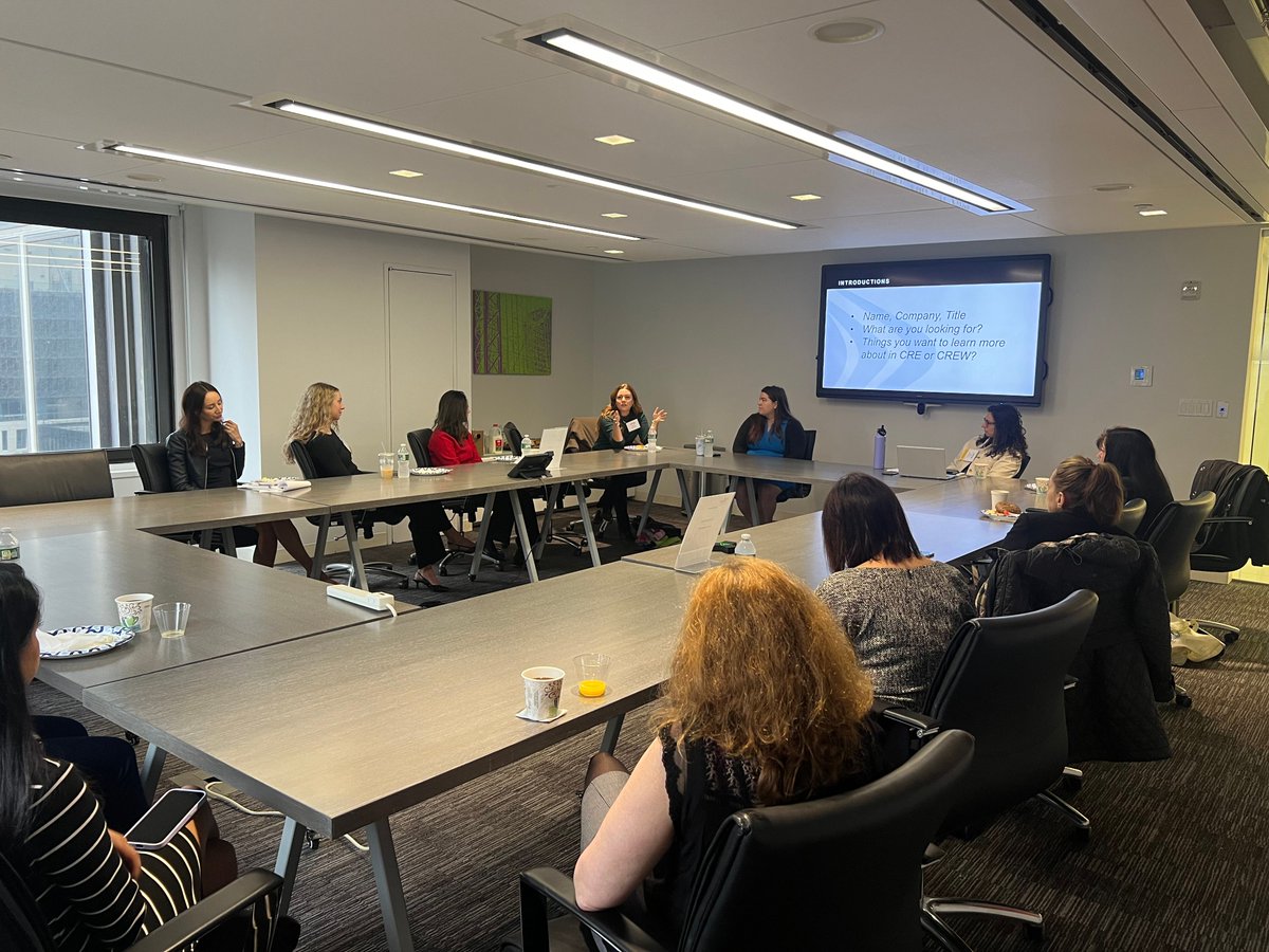 Great insights shared at CREW NY's Connections Coffee event! Maria Kefalas from Zetlin &amp; De Chiara highlighted the importance of networking and how it transformed her career. Networking is key to forming meaningful business relationships. #CREWNY #NetworkingSuccess