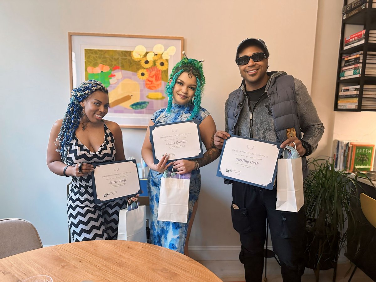🌟 Cohort 5, you've embodied the values of Unlock NYC – empowerment, resilience, and community. Here's to creating a more equitable NYC for all! 🎓 #WeUnlockNYC #LeadershipCollective #Graduates