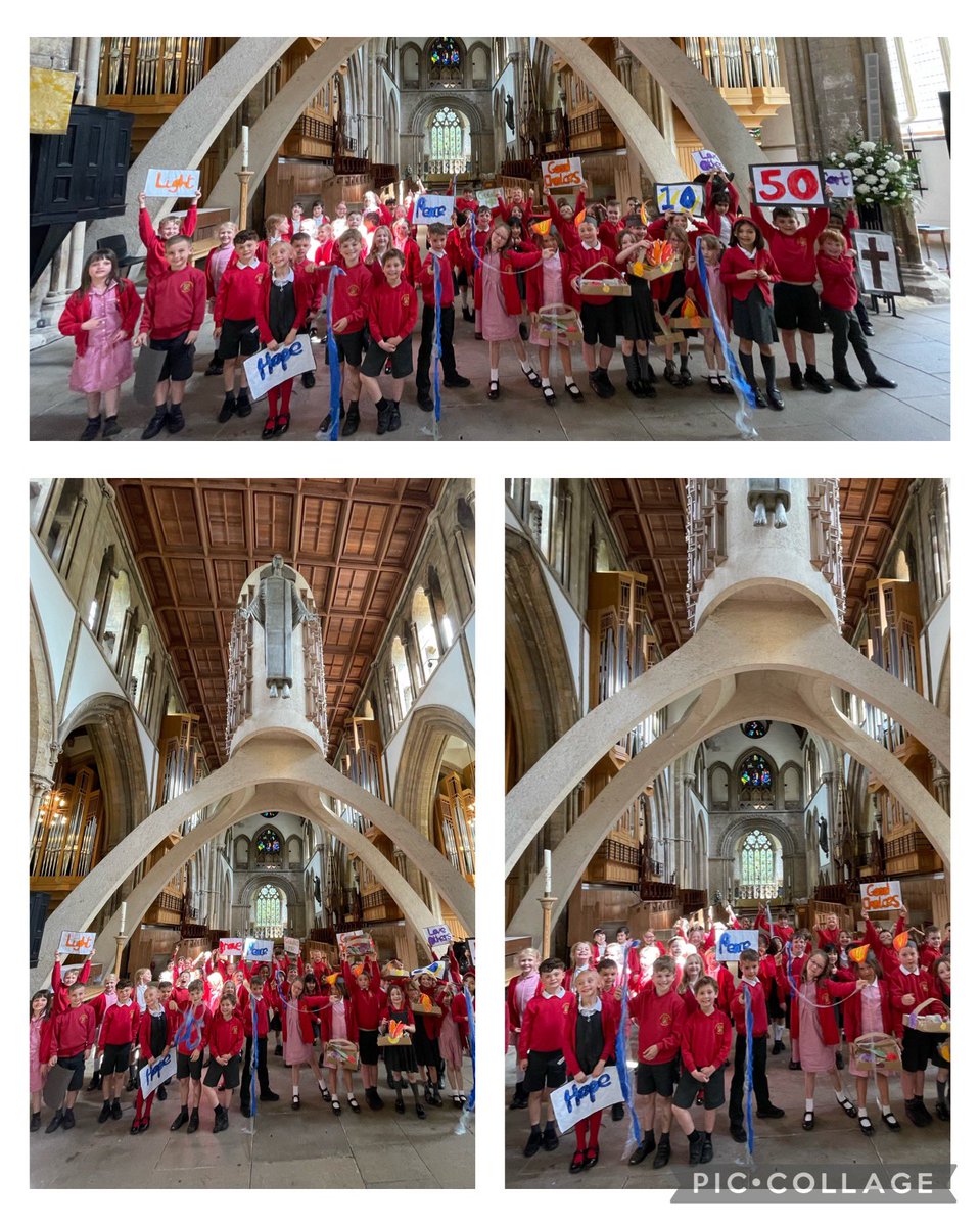 Year 2 led us in worship today as we celebrated the Feast of Pentecost. The children filled <a href="/LlandaffCath/">Llandaff Cathedral 🏴󠁧󠁢󠁷󠁬󠁳󠁿</a> with song, prayer &amp; joy as they re-told the story of the beginning of the church’s mission in the world. We loved seeing you all shine today, such stars. ⭐️