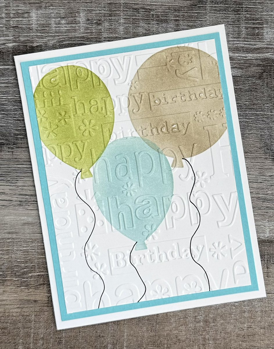 Happy Birthday Balloons is a great masculine card! Details for making this fun card are on my blog…
#creatingme #tayloredexpressions #cards #cardmaking #cardmakingideas #cardsformen #cardmakersofinstagram #handmadecards #birthdaycards 

creatingme.net/2024/05/15/hap…