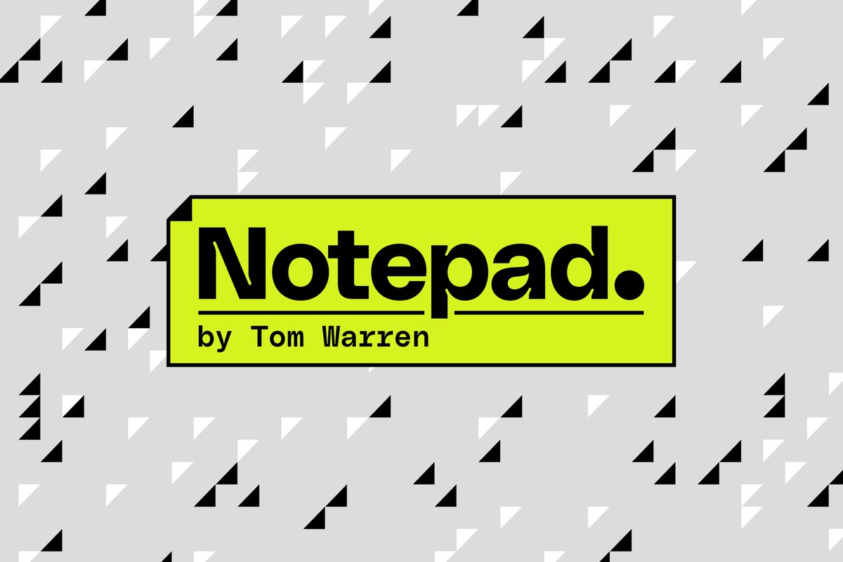 welcome to Notepad, my new weekly newsletter on Microsoft's era-defining bets on AI, gaming, and the future of computing. Notepad is designed to uncover the secrets and strategy behind Microsoft’s big moves. You can read all about it and subscribe here: theverge.com/2024/5/15/2415…