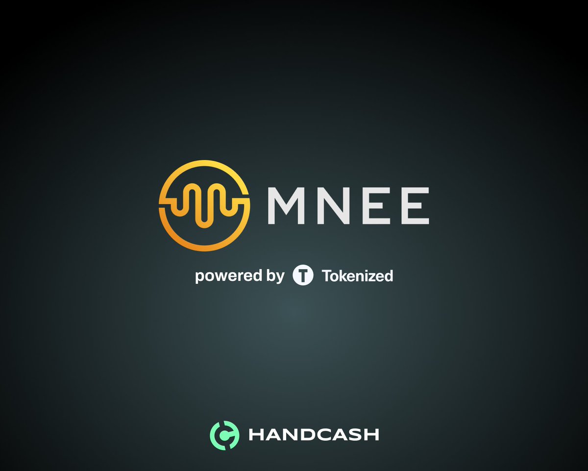 handcashapp's tweet photo. 🪙 HandCash is partnering with MNEE to bring digital USD into the ecosystem.

MNEE is on track to deploying their USD stablecoin this Summer. 

You can read their full press release below.

Members of our discord will be among the first to try it out https://t.co/qkmPcYkLOM https://t.co/7pNaPlsfiy