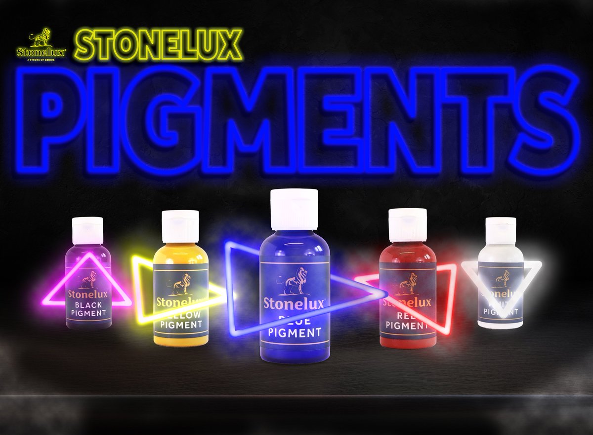 Can't find the shade you're looking for?
Our Stonelux Pigments make adjusting the shade of our standard colours quick and easy.  Ideal for colour matching to existing stonework or simply lightening or darkening an existing shade.
#Stonelux #Paints #Colour #Tint #DIYprojects