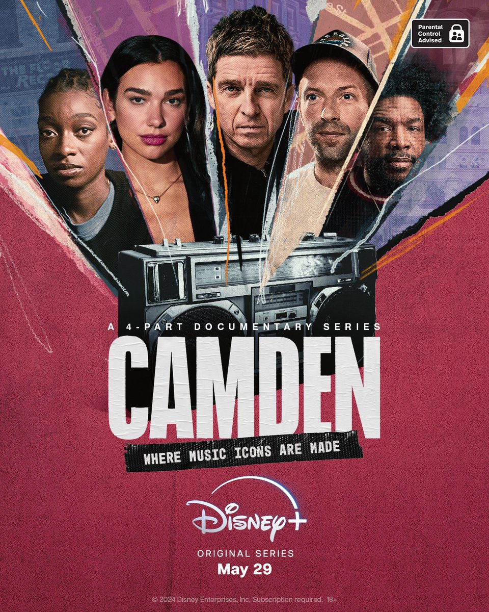 Without music, there's no Camden 🎤 Camden, a new Original documentary series is streaming 29 May, exclusively on Disney+.
