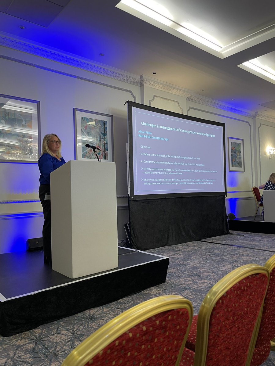 Lucky to be joined again by Alison
Phillis discussing the management of C.auris #IPCaction