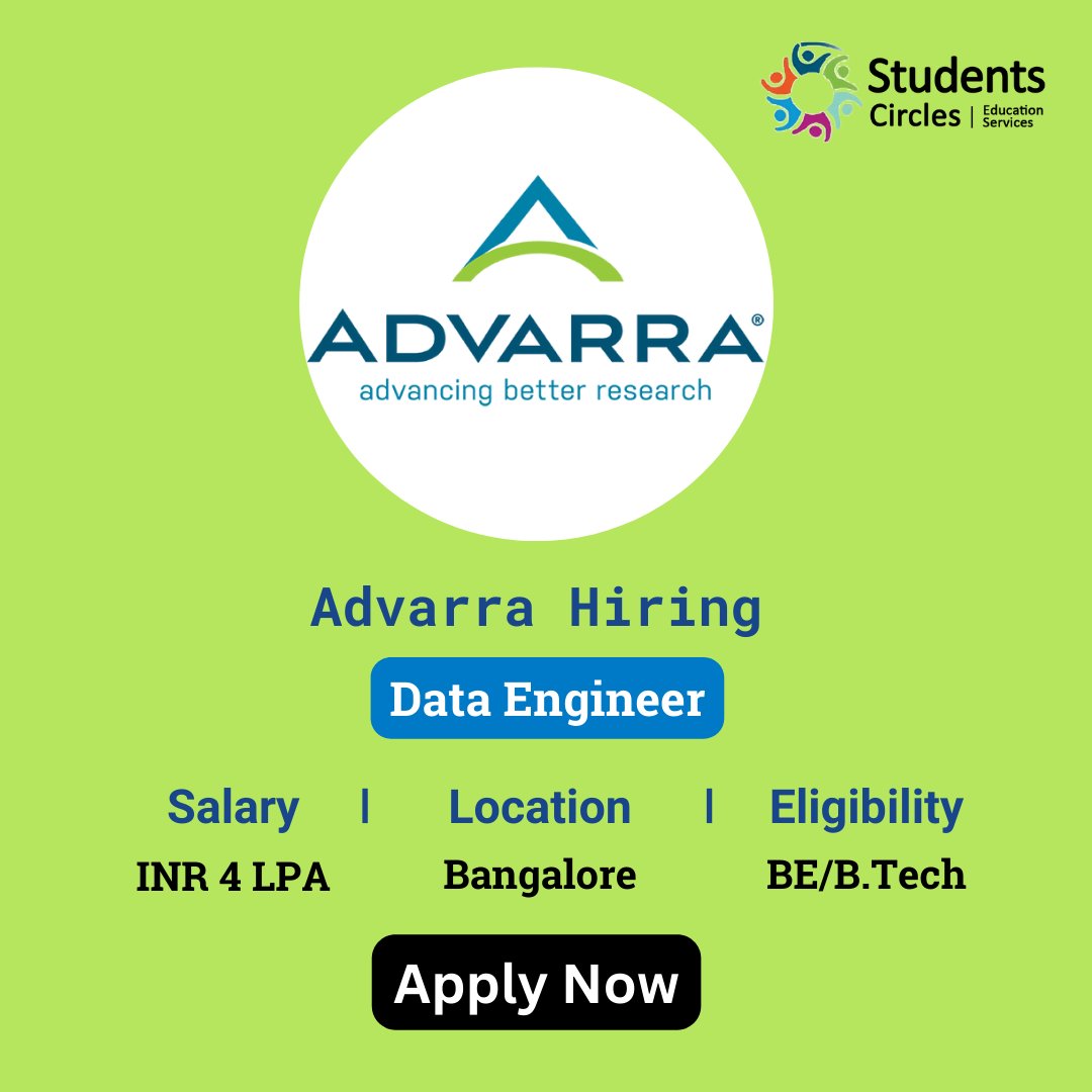 🚀 Exciting Opportunity Alert 🚀 Join our dynamic team at Advarra as a Data Engineer and drive innovation in healthcare! #DataEngineer #AdvarraCareers2024 #HealthTech 

🌐 APPLY HERE: zurl.co/47S0